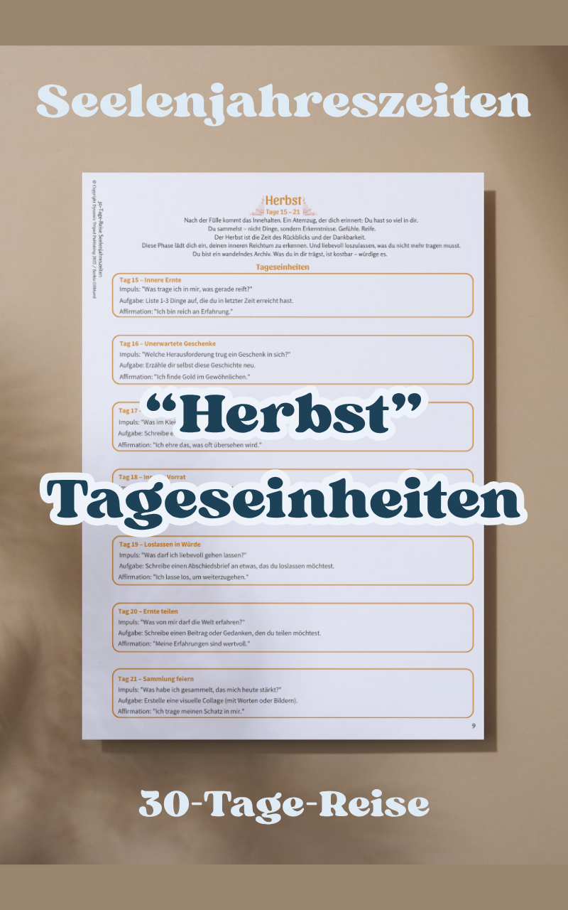 Seelenjahreszeiten | 30-Tage-Reise