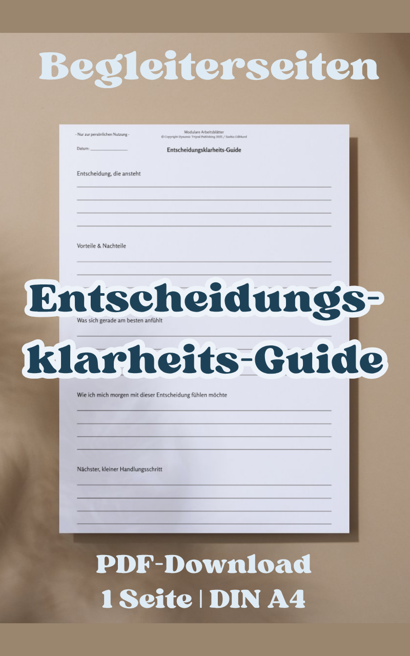 Begleiterseiten | Entscheidungsklarheits-Guide