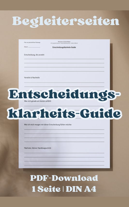 Begleiterseiten | Entscheidungsklarheits-Guide
