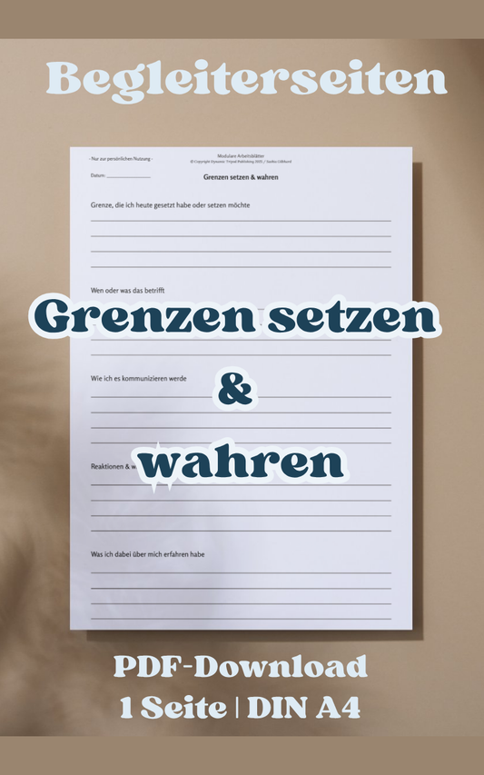 Begleiterseiten | Grenzen setzen & wahren