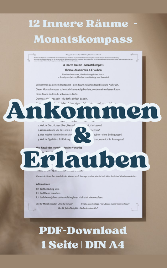 12 Innere Räume - Monatskompass | Ankommen & Erlauben